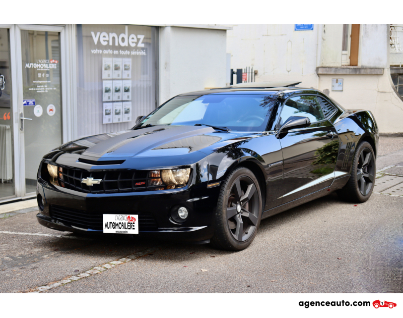 Achat voiture occasion, Auto occasion pas cher | Agence Auto Chevrolet Camaro Coupé SS 6.2 V8 409ch BVA6 (Livraison Offerte, Reprog. Ethanol et Stage 1) Noir Année 2010 Automatique Essence